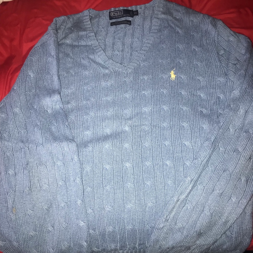 Blue polo Ralph Lauren sweater
